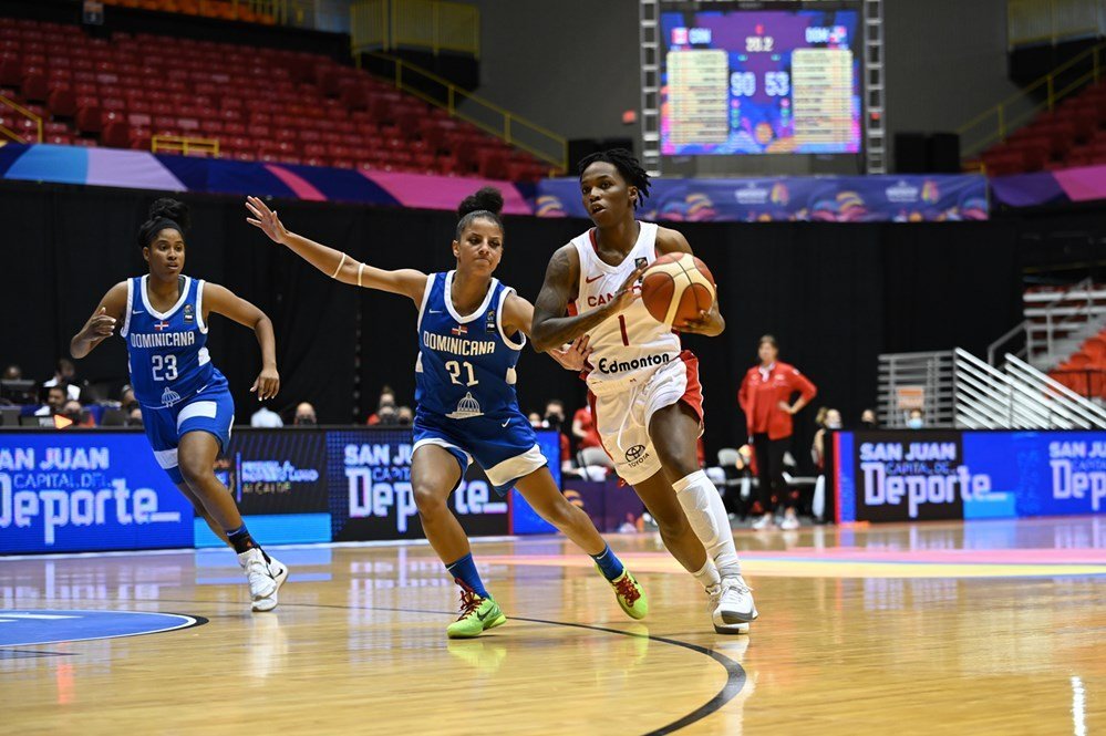 Canada advances to Women’s Americup semis with convincing 90-53 win over the Dominican Republic