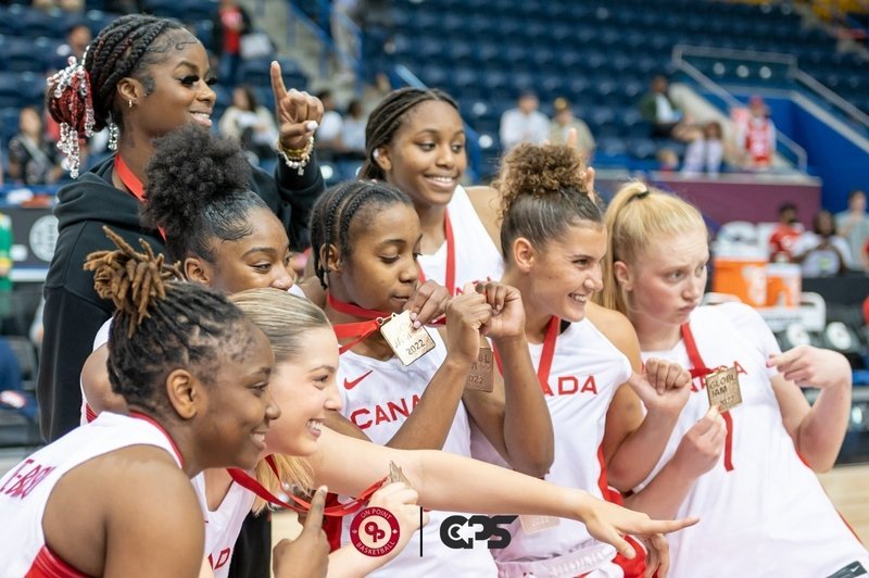 Canada’s women defeat France 78-60 at the inaugural Globl Jam Under-23 tournament led by MVP Aaliyah Edwards